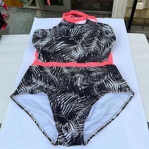 Time and Tru One Piece Bathing Swim Suit size 1X 16W 18W NWOT